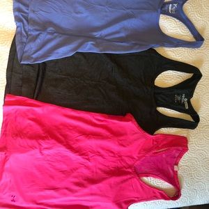 Assorted workout tank tops